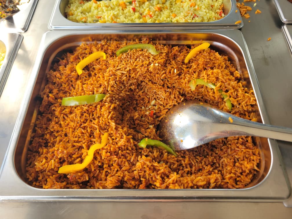 A featured Nigerian dish at Afrinaija Pot