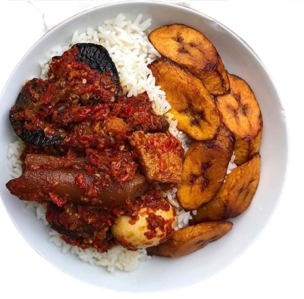 A featured Nigerian dish
