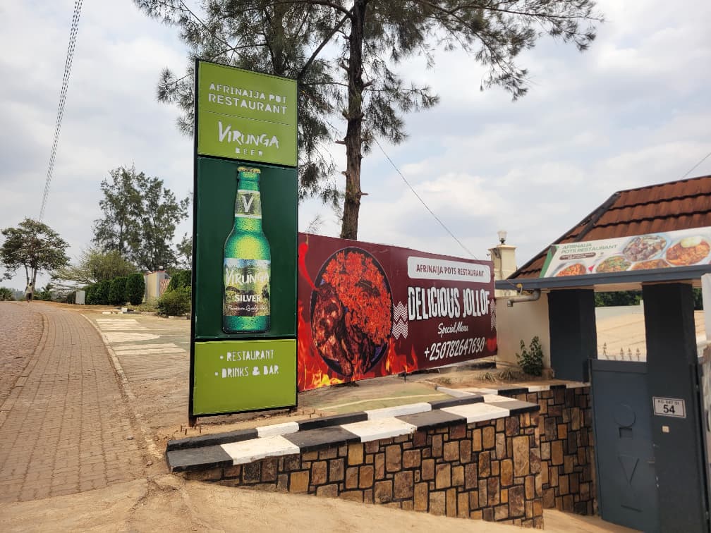 A second view of the Naija Afrinaija Pot restaurant location